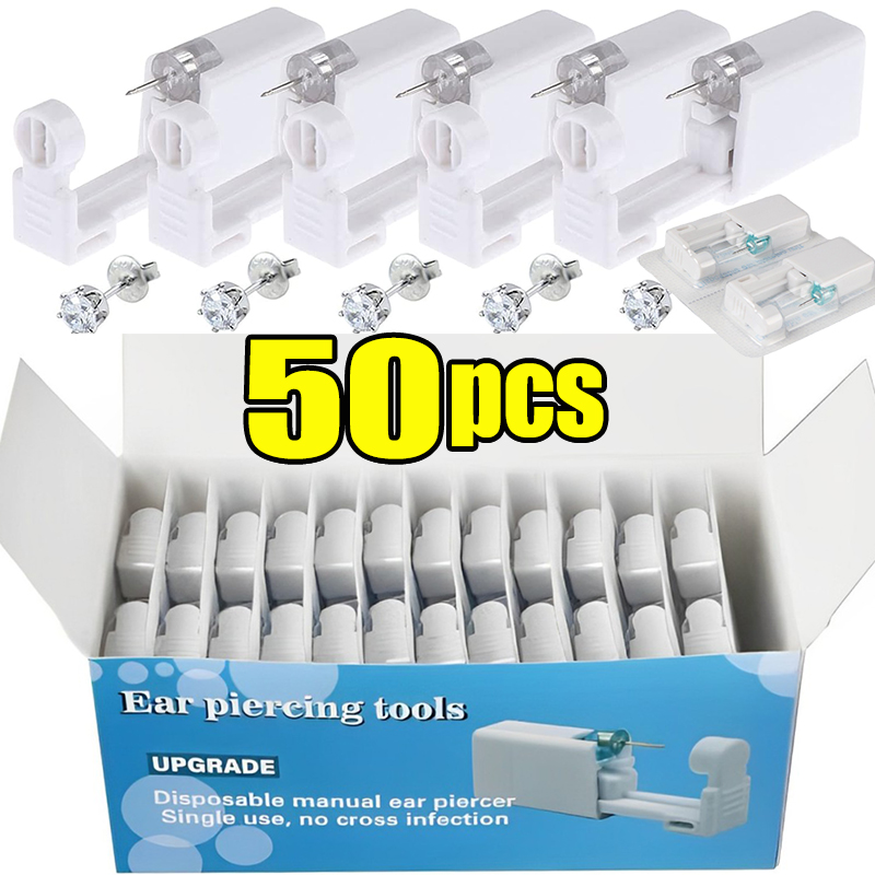 Body Jewelry Factory - 1/50 sztuk pistolet do przekłuwania uszu