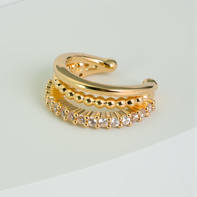 Helix Cartilage Ring - 1 szt. Modny, ażurowy klips na
