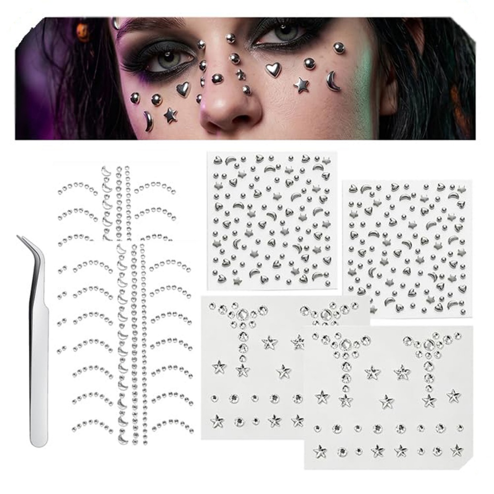 Body Jewelry Nose Studs - Fałszywe piercingi kule Stick na nos
