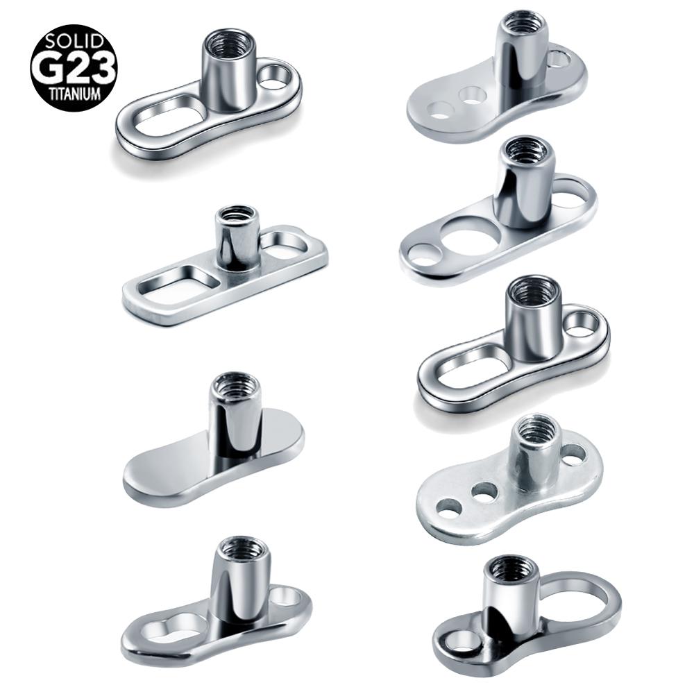 Body Jewelry Dermal - 10 sztuk/partia G23 tytanowe mikro piercing