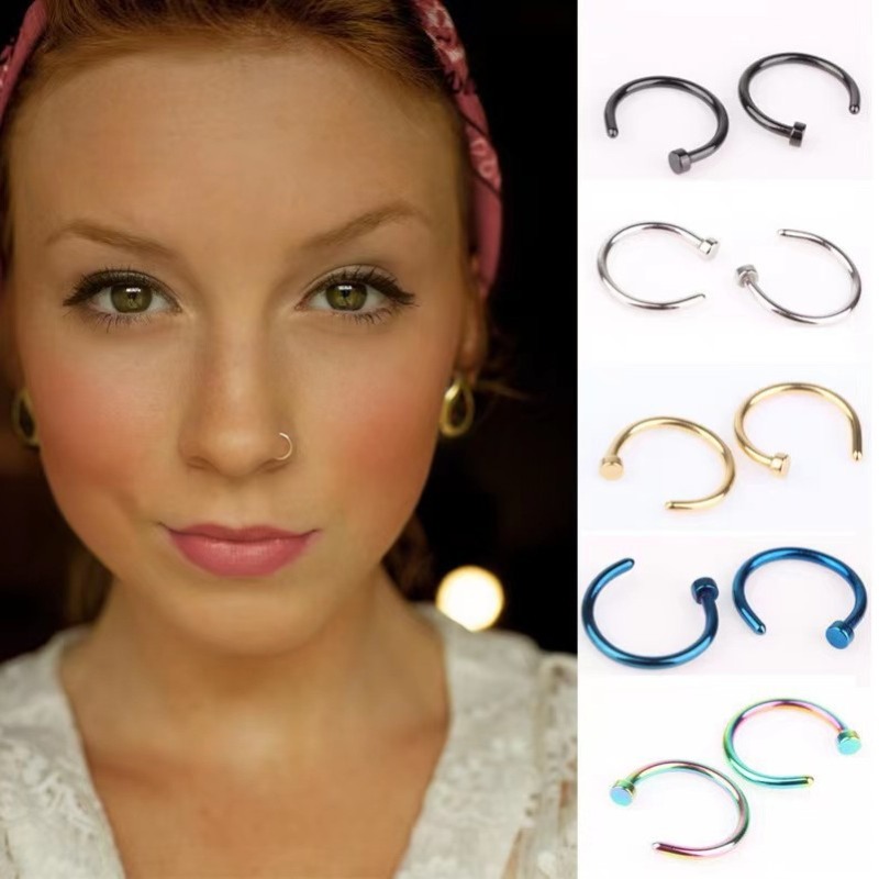 Body Jewelry Lot - 6 sztuk/partia Punkowa biżuteria, sztuczne kolczyki