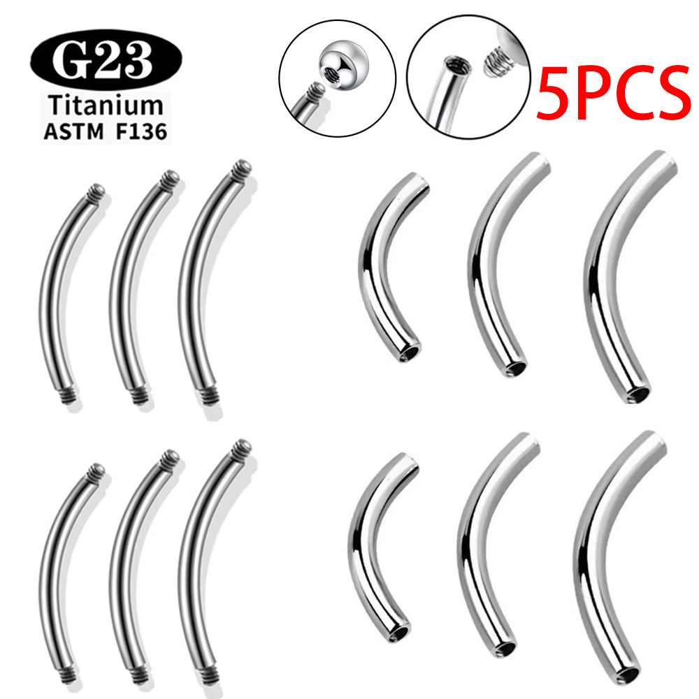 Body Jewelry Dermal - 5 sztuk/partia ASTM F136 Tytanowy Kolczyk