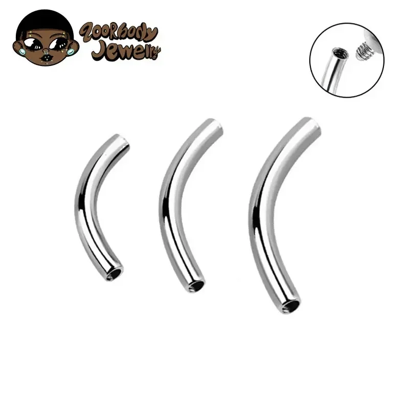Body Jewelry Dermal - 10 sztuk/partia ASTM F136 tytanowy gwint