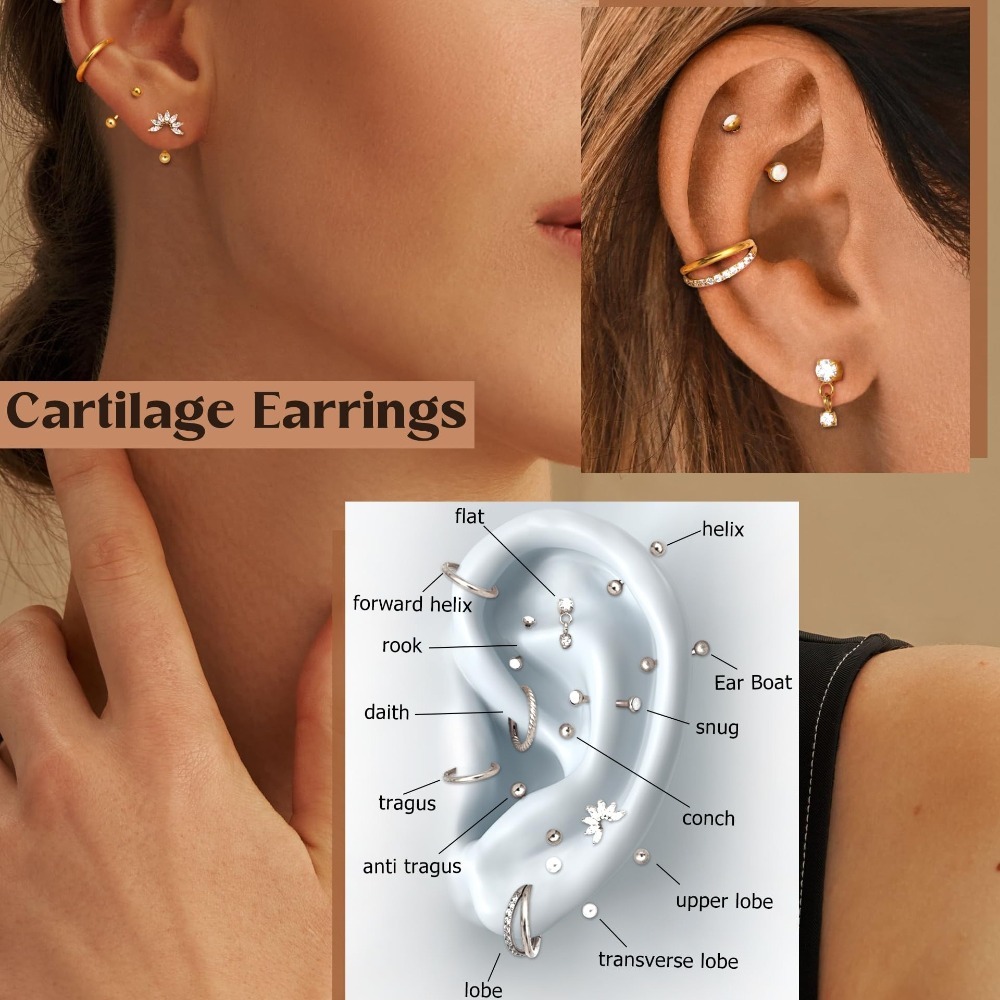 Drperfect 1 szt. Kolczyk do br – Rook Curved Barbell recenzja i cena