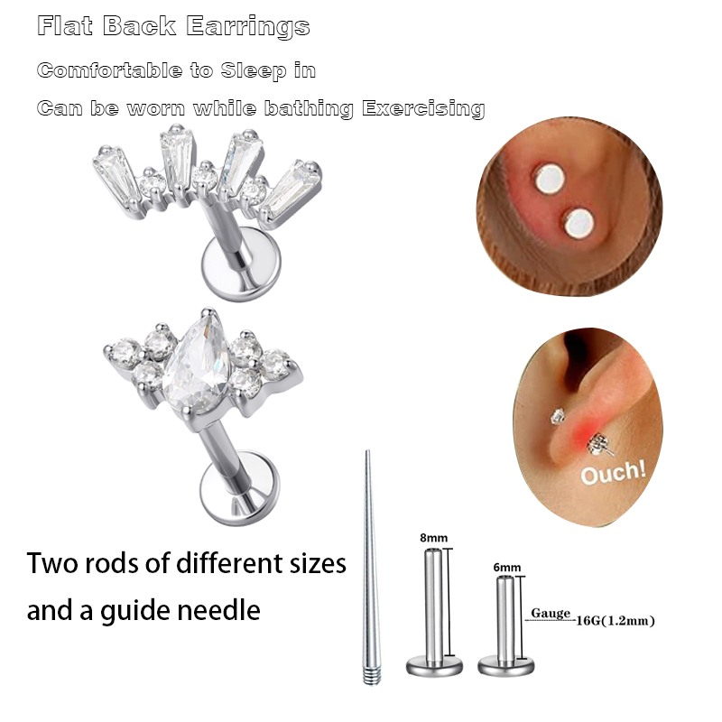 1 szt. Tytanowy kolczyk do pie – Helix Cartilage Ring recenzja i cena