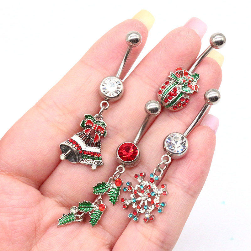 Świąteczny Pierścień do Pępka  – Body Jewelry Factory recenzja i cena