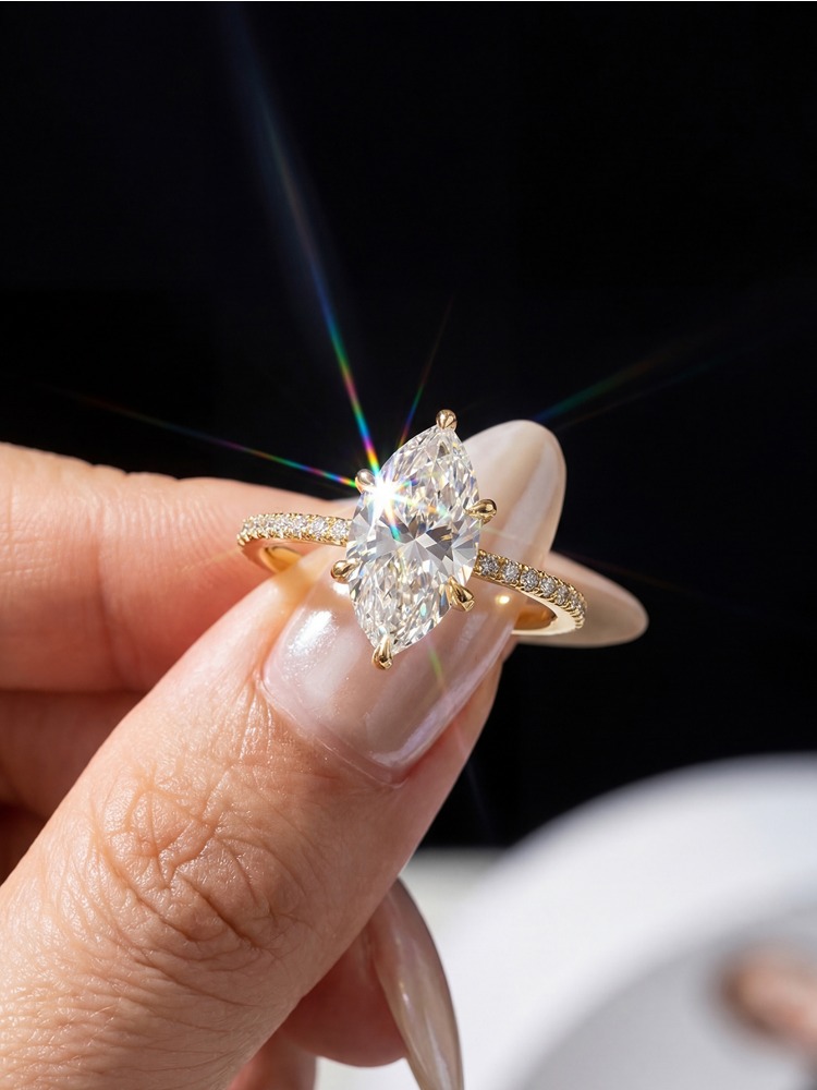 Prawdziwy pierścionek z moissa – Body Jewelry High Quality recenzja i cena