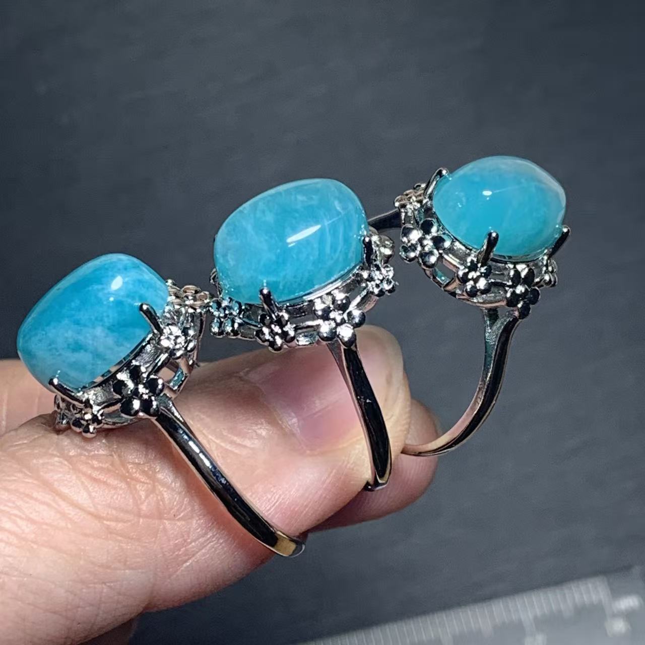 Pierścionek z naturalnym amazo – Body Jewelry High Quality recenzja i cena