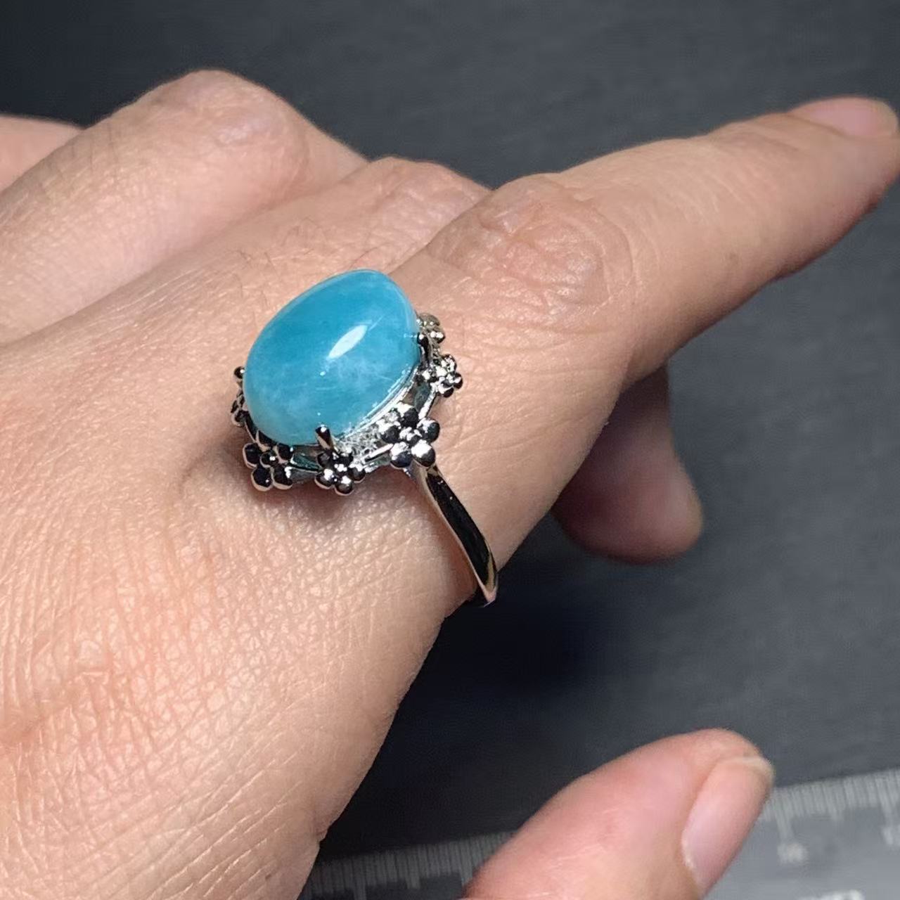 Pierścionek z naturalnym amazo – Body Jewelry High Quality recenzja i cena