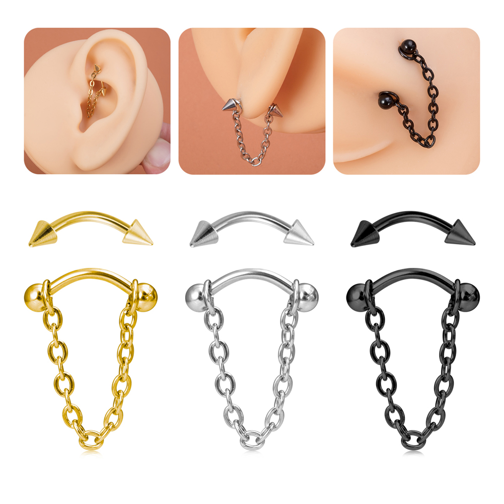 1szt Cyrkonowa kula stożkowa B – Rook Curved Barbell recenzja i cena