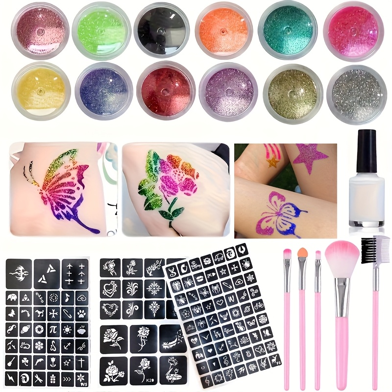 DIY Tatuaż Flash 12 Kolorów Br – Body Jewelry Glue recenzja i cena