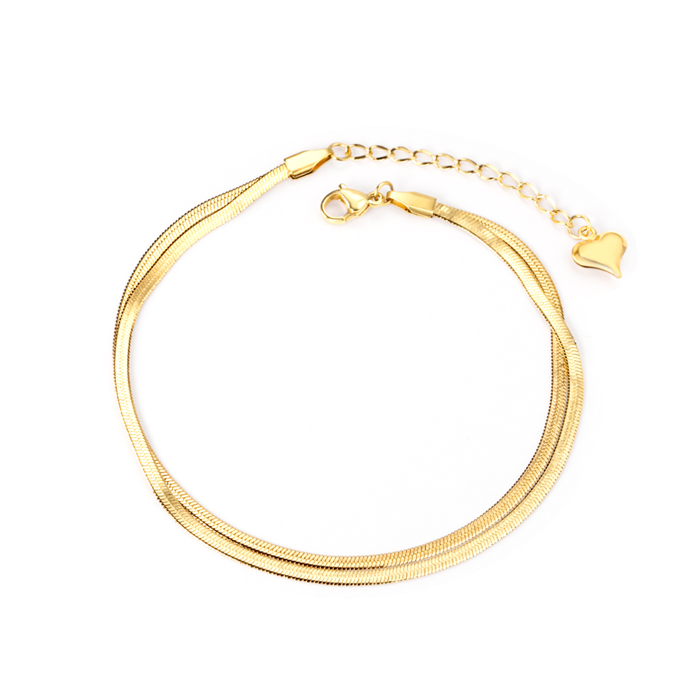 LUXUSTEEL Modne Podwójne Płask – Body Jewelry Leg Chain recenzja i cena
