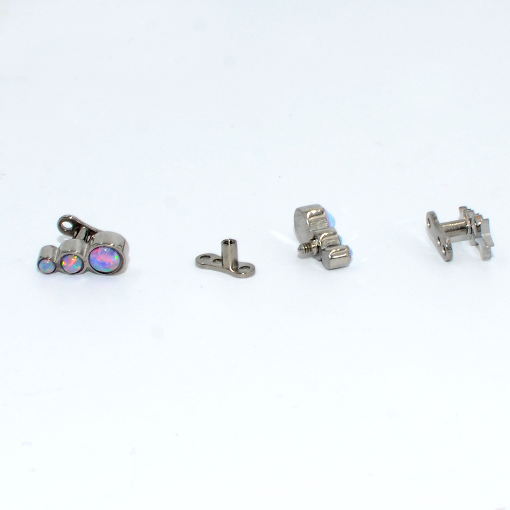 1PC stal/tytanowa podstawa Mic – Body Jewelry Dermal recenzja i cena