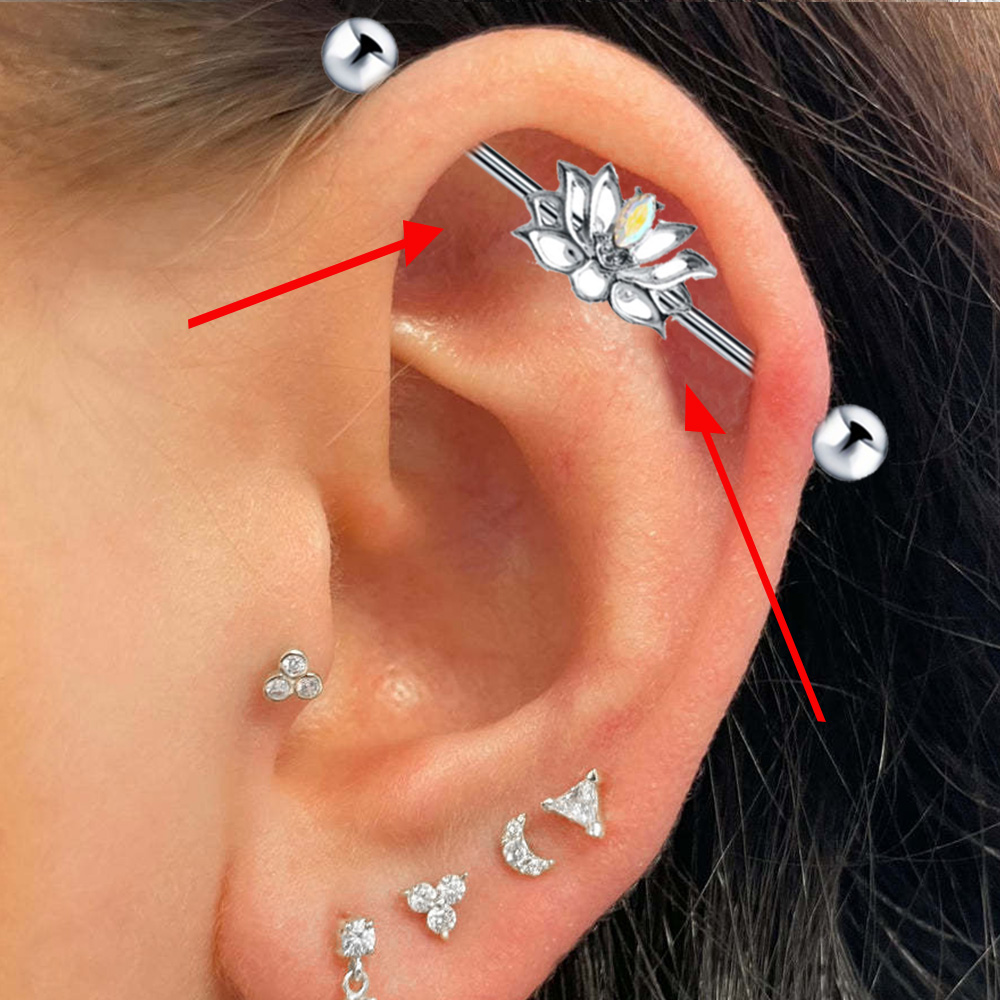 1PC stal chirurgiczna przemysł – Body Jewelry Trend recenzja i cena