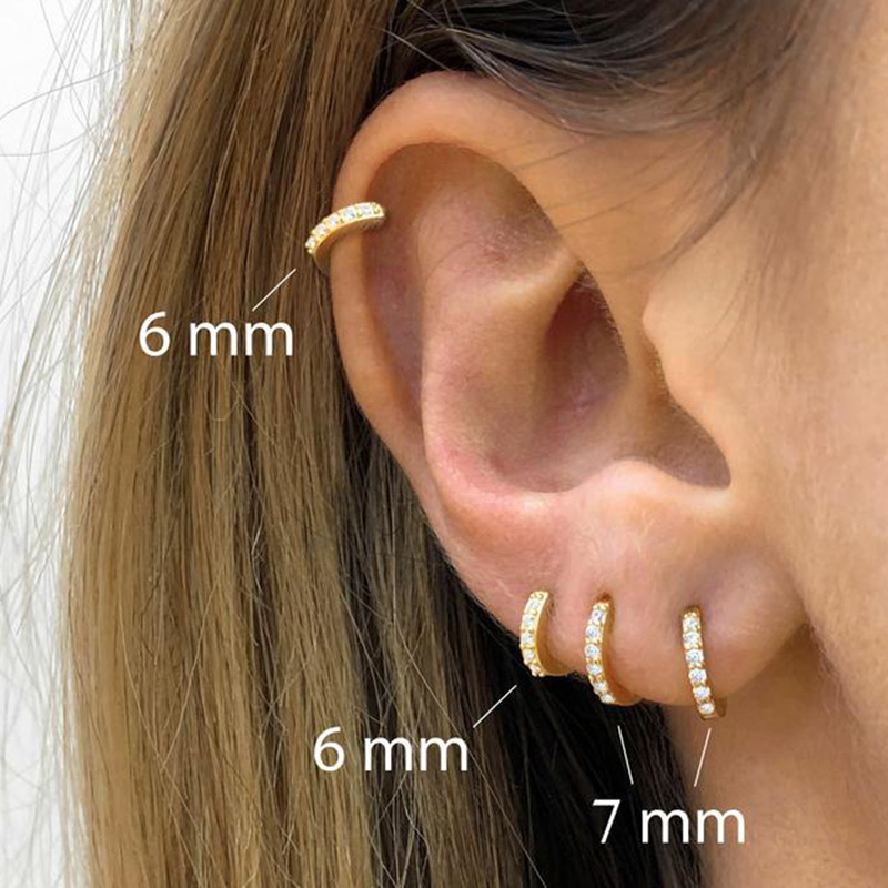 2 szt. Rainbow Little Huggies  – Helix Cartilage Ring recenzja i cena