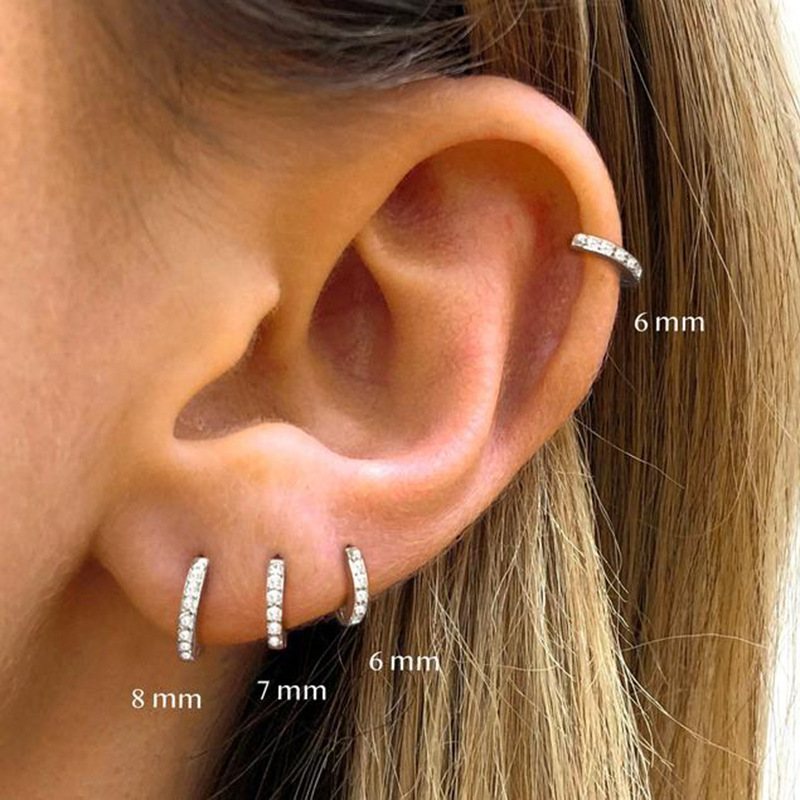 2 szt. Rainbow Little Huggies  – Helix Cartilage Ring recenzja i cena