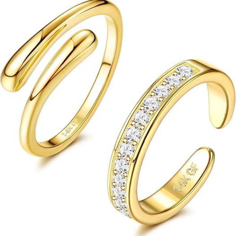 Pozłacany 14-karatowym złotem  – Body Jewelry Lot recenzja i cena