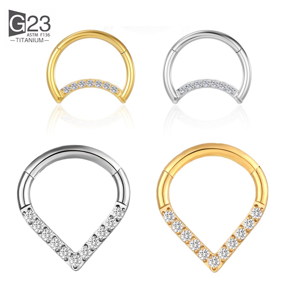 F136 Titanium Hinged Tear Drop – Helix Cartilage Ring recenzja i cena