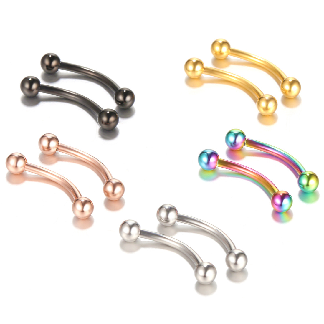 20 sztuk/zestaw stali nierdzew – Rook Curved Barbell recenzja i cena