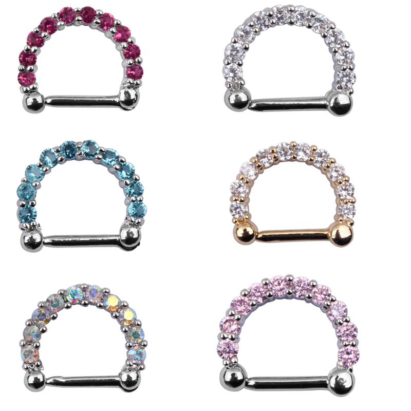 1 szt. Klipsowy pierścień na p – Body Jewelry Nose Studs recenzja i cena