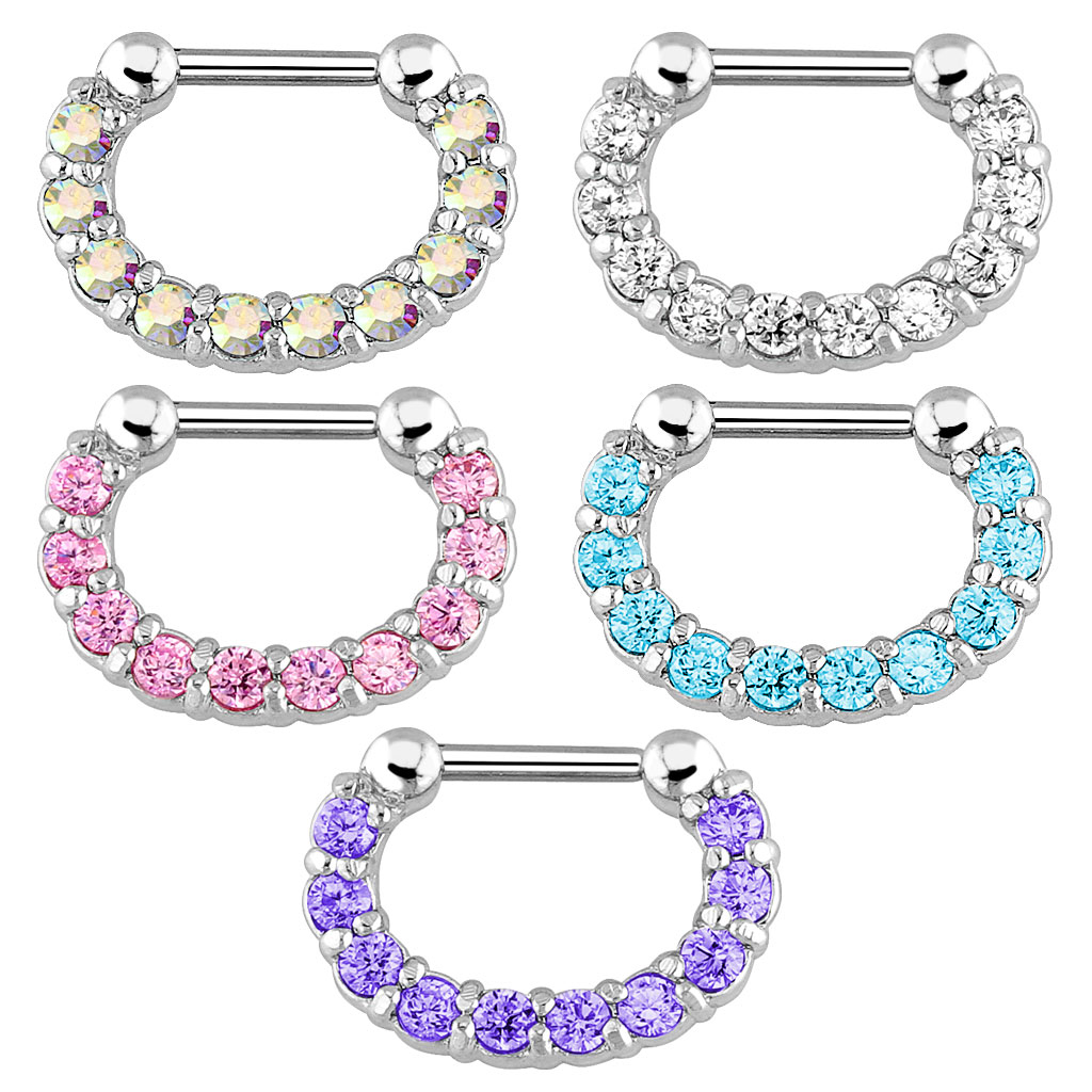 1 szt. Klipsowy pierścień na p – Body Jewelry Nose Studs recenzja i cena