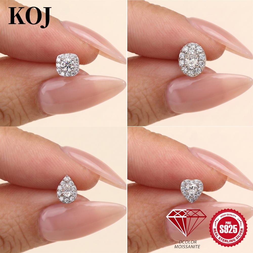 KOJ 1 szt. Kolczyki z moissani – Body Jewelry Quality recenzja i cena