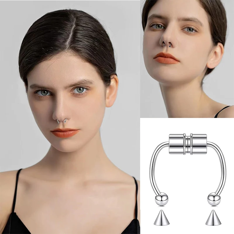 Fałszywy piercing Pierścionek  – Body Jewelry Nose Studs recenzja i cena