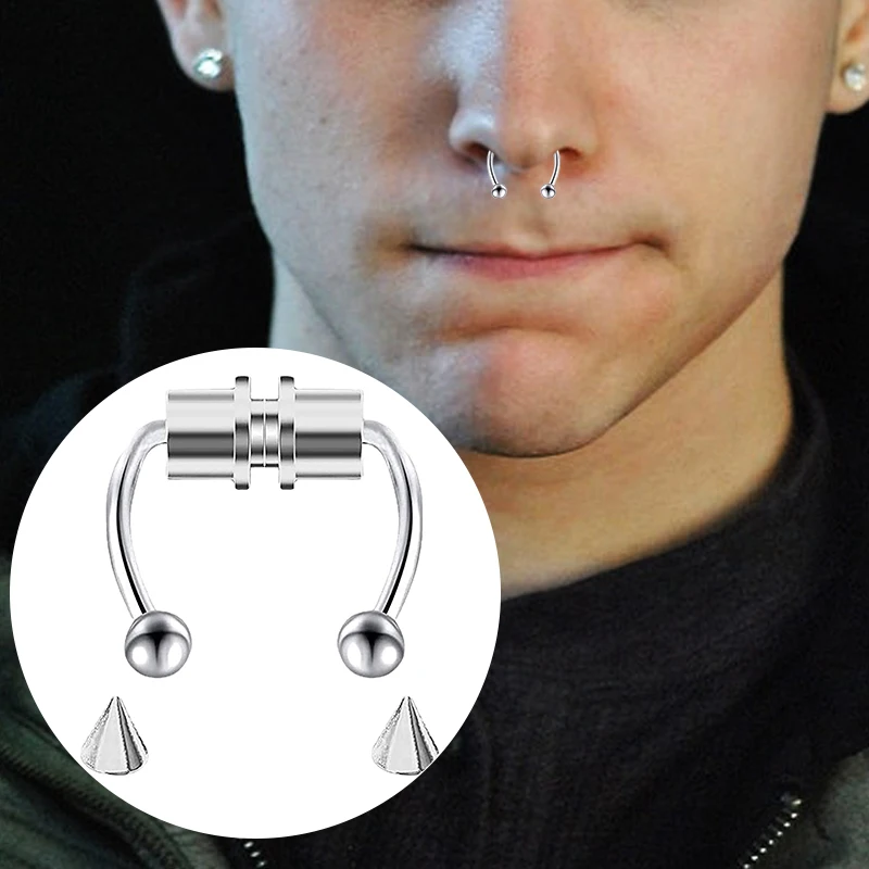 Fałszywy piercing Pierścionek  – Body Jewelry Nose Studs recenzja i cena