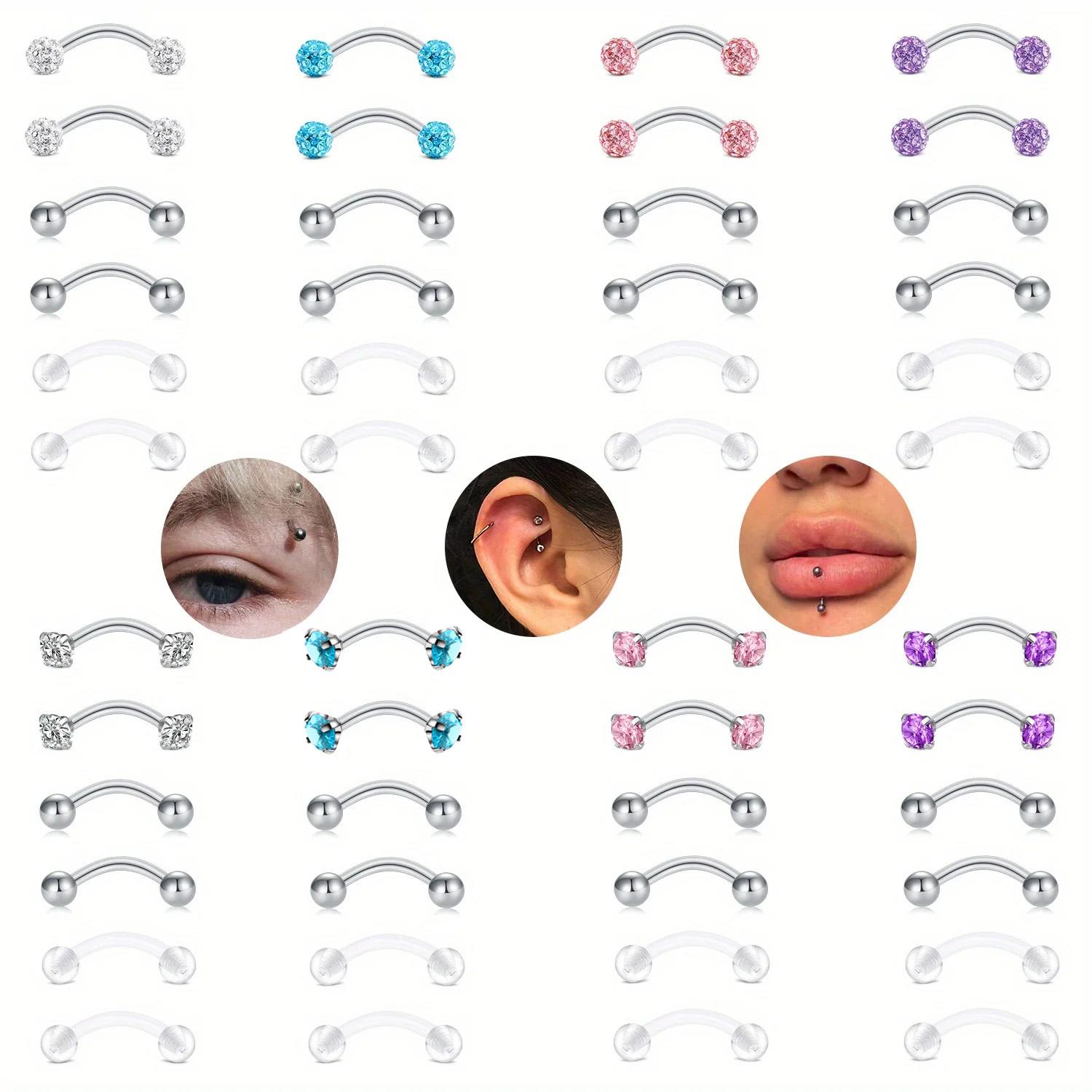6 sztuk / zestaw Eleganckie sł – Rook Curved Barbell recenzja i cena