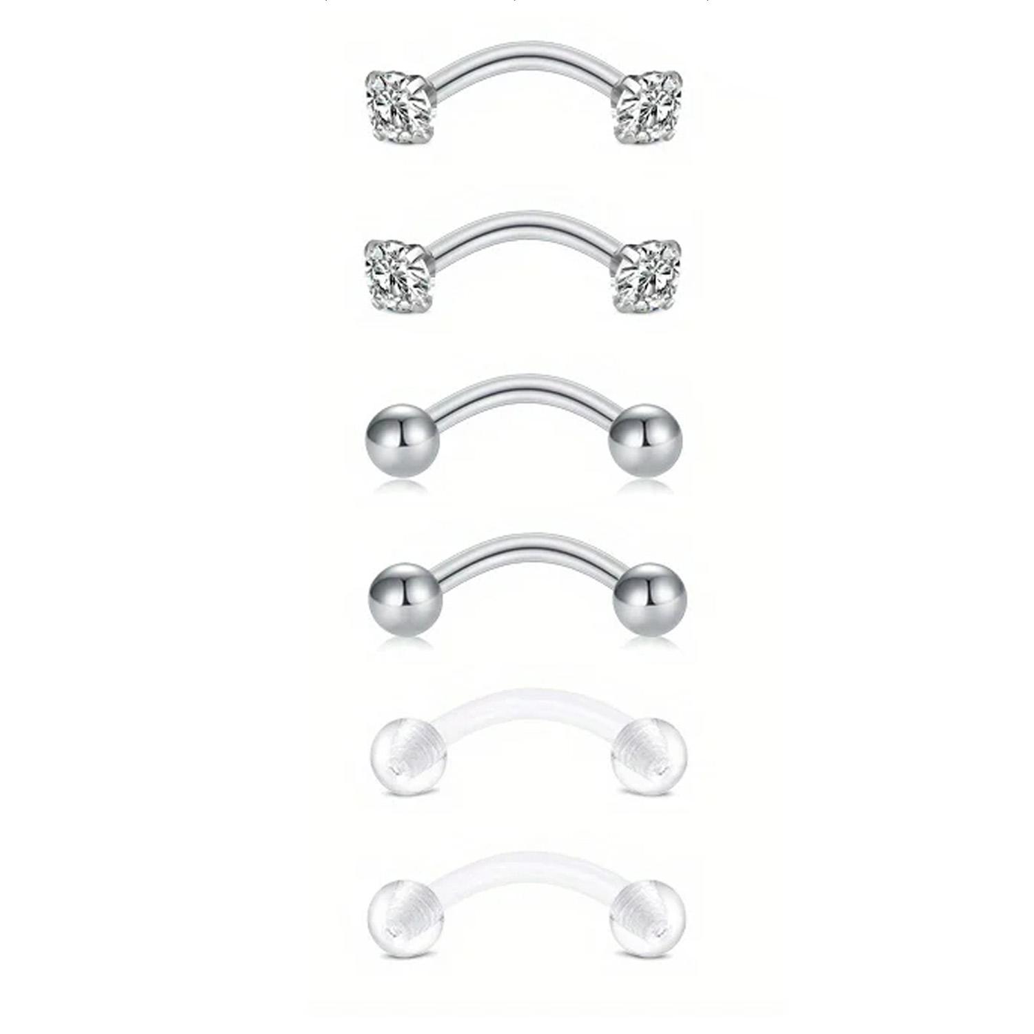 6 sztuk / zestaw Eleganckie sł – Rook Curved Barbell recenzja i cena