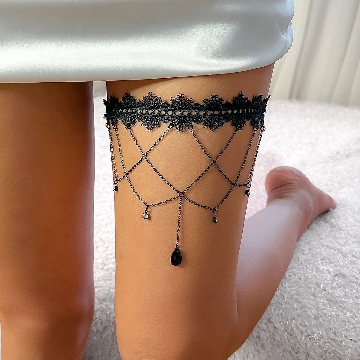 Ingemark Boho Elastyczna Opask – Body Jewelry Leg Chain recenzja i cena