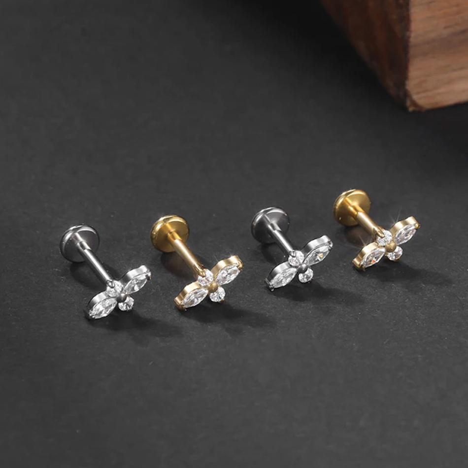 1 szt. Tytanowy Labret G23 do  – Helix Cartilage Ring recenzja i cena