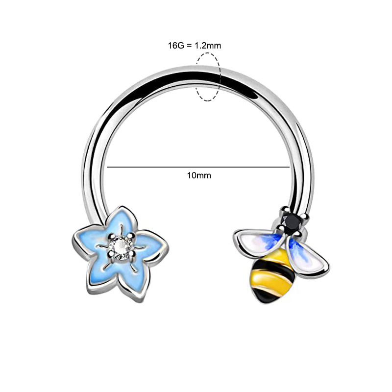 Kolczyk do przegrody nosowej 1 – Body Jewelry Nose Studs recenzja i cena