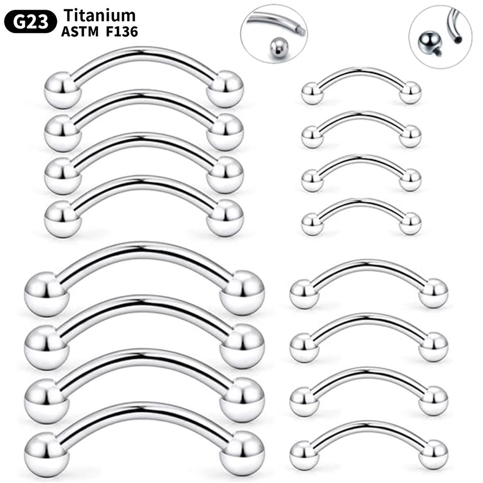 1Pc Titanium Piercing Curved B – Rook Curved Barbell recenzja i cena