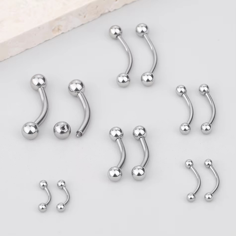 1Pc Titanium Piercing Curved B – Rook Curved Barbell recenzja i cena