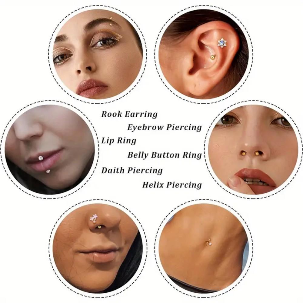 16G ze stali nierdzewnej pierc – Rook Curved Barbell recenzja i cena