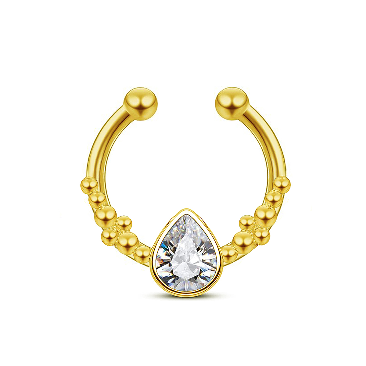 Podkowa ze stali nierdzewnej k – Body Jewelry Nose Studs recenzja i cena