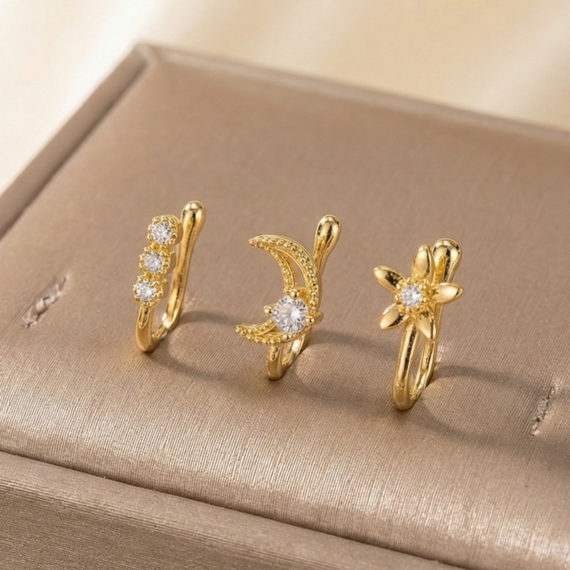3-częściowy zestaw retro klips – Body Jewelry Lot recenzja i cena