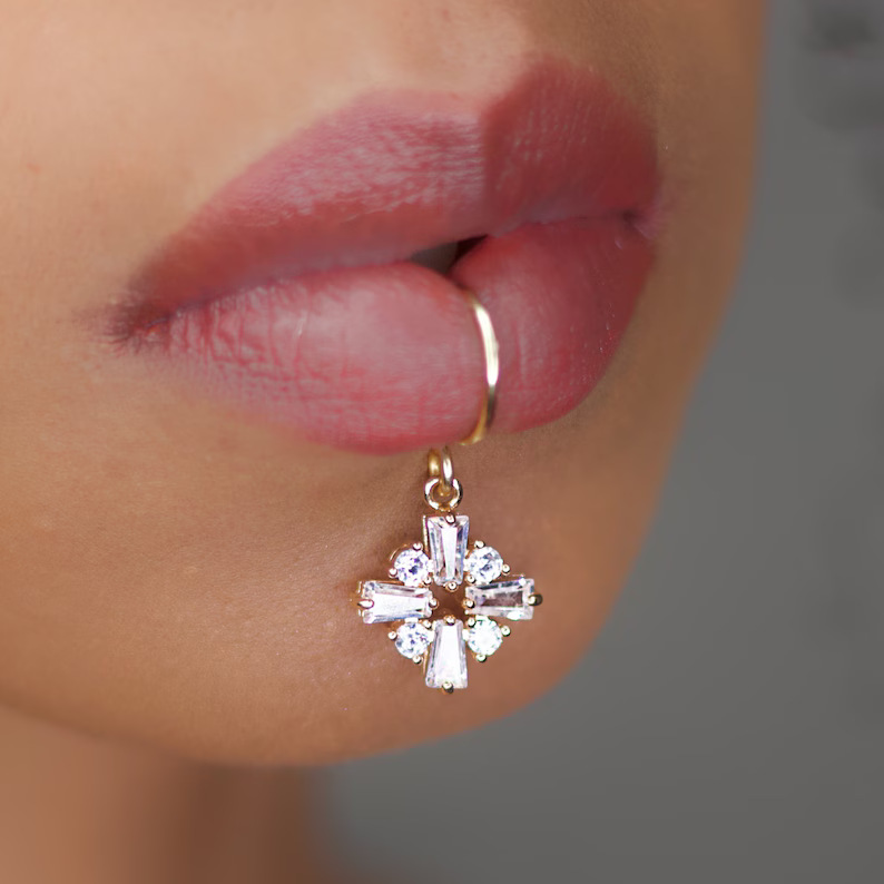 Luksusowe kolczyki wiszące w k – Body Jewelry Quality recenzja i cena