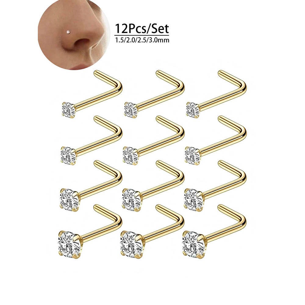 12-częściowy pełny zestaw hipo – Body Jewelry Lot recenzja i cena