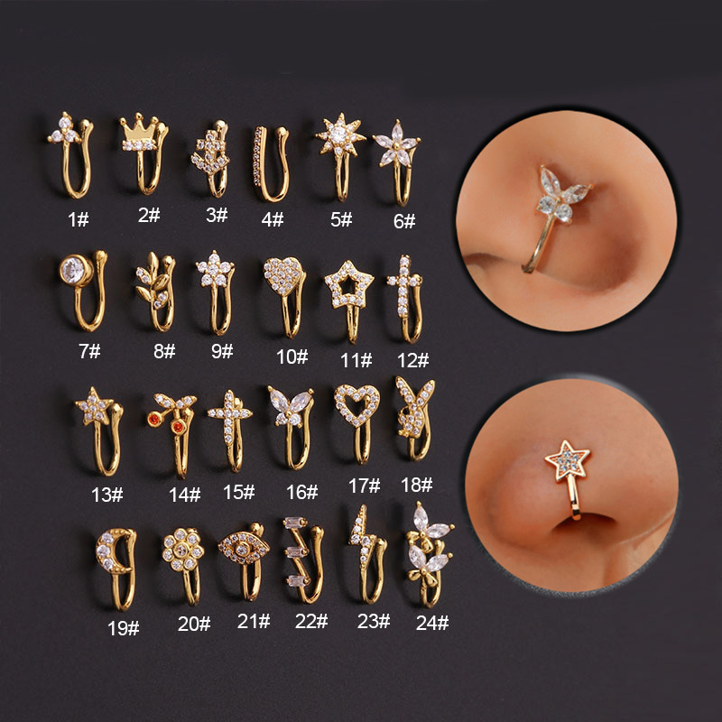 Nowy 1 sztuk fałszywy Piercing – Body Jewelry Trend recenzja i cena